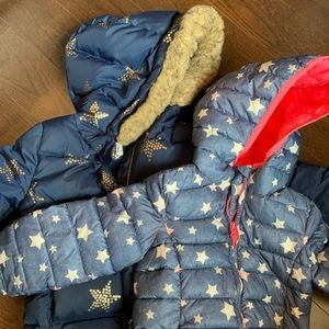 2 Baby Gap winter jackets EUC parka & coldcontrol